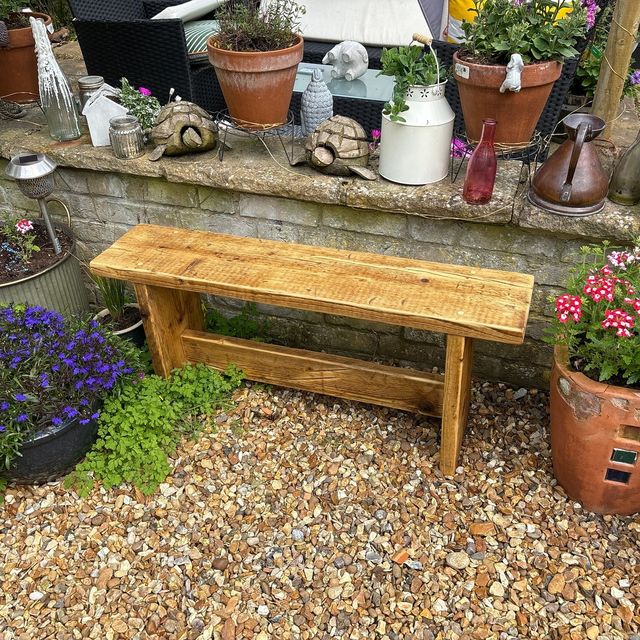 BANCO DE MADERA MACIZA