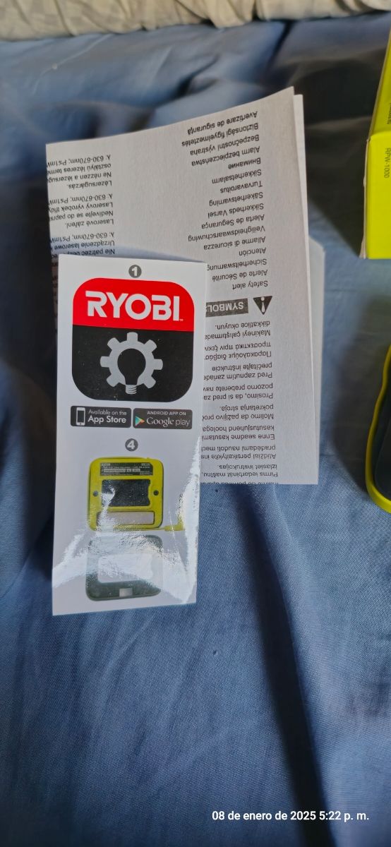 Medidor laser ryobi
