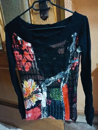 Camiseta desigual mujer, talla L
