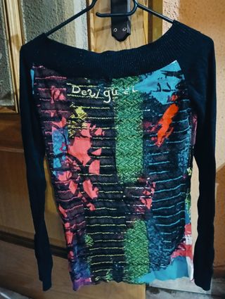 Camiseta desigual mujer, talla L