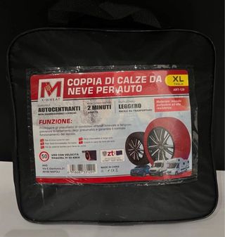 catene da neve per auto in tessuto