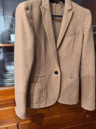 Blazer Massimo Dutti Camel