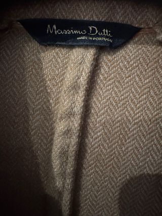 Blazer Massimo Dutti Camel