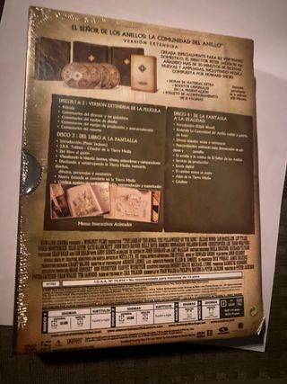 Dvd de los señor de los anillos version extendida