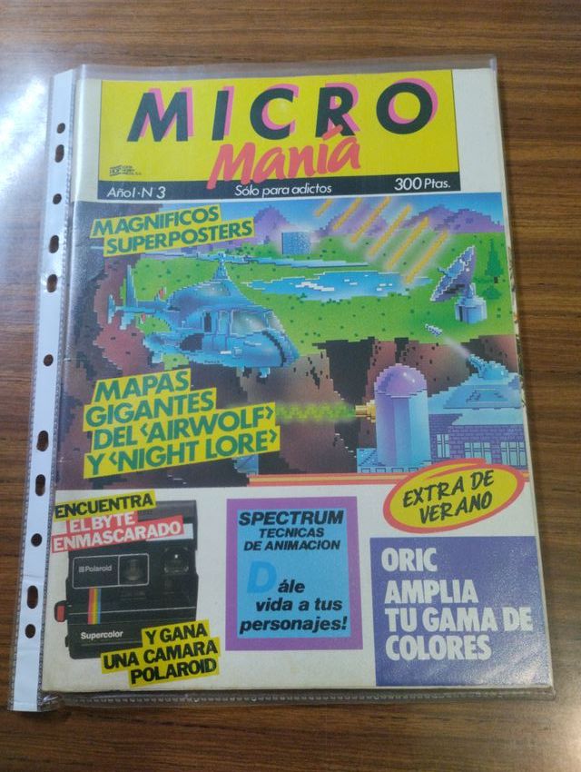 Micro manía Micromanía número 3 EXCELENTE ESTADO