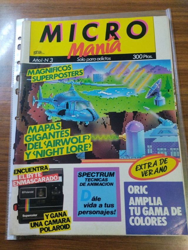Micro manía Micromanía número 3 EXCELENTE ESTADO
