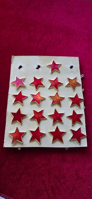 Estrella roja Soviética para gorro