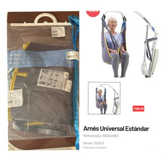 Arnes grua movilidad reducida
