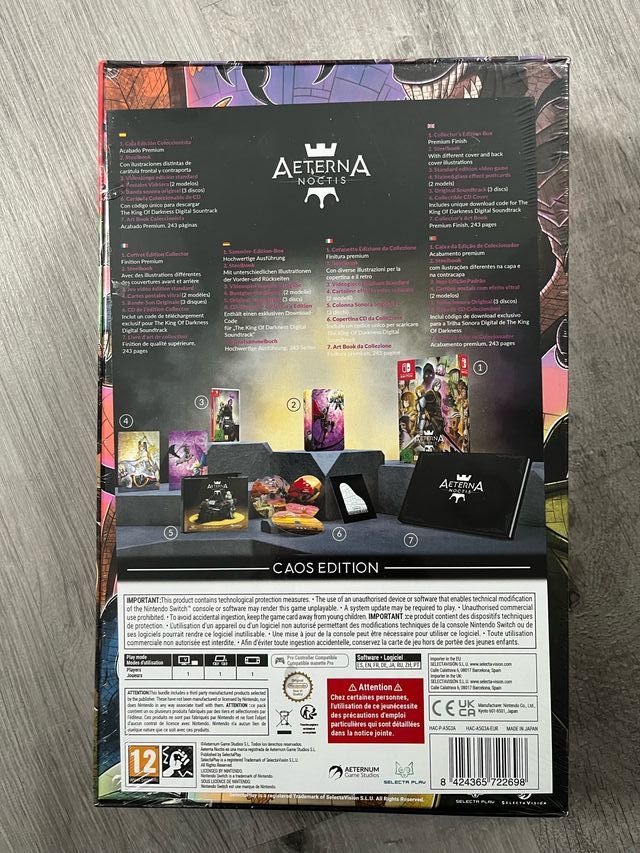 AETERNA NOCTIS CAOS EDITION SWITCH PRECINTADA