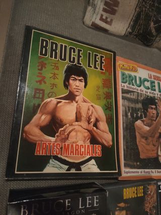 Revistas,DVD,documentales sobre BruceLee