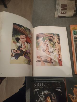 Revistas,DVD,documentales sobre BruceLee