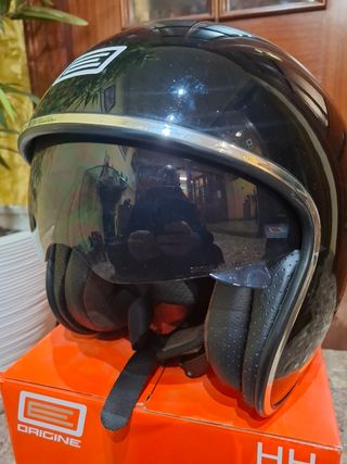 CASCO CUSTOM BOLA 8 ORIGINE para reparar 