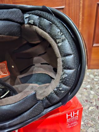 CASCO CUSTOM BOLA 8 ORIGINE para reparar 
