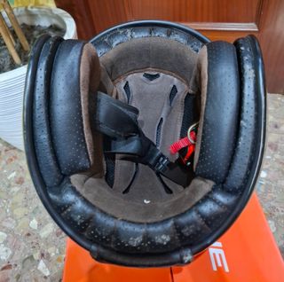 CASCO CUSTOM BOLA 8 ORIGINE para reparar 