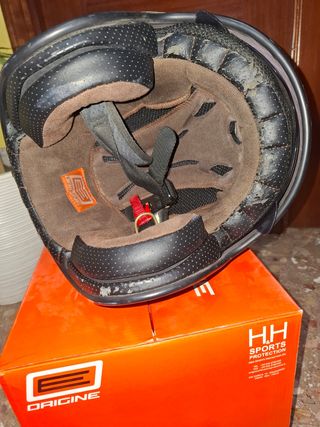 CASCO CUSTOM BOLA 8 ORIGINE para reparar 