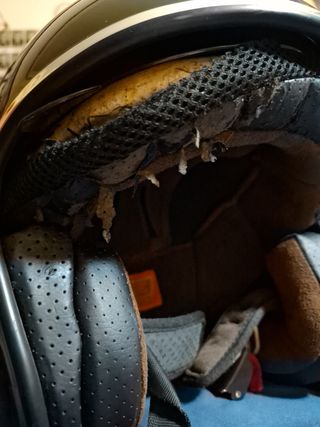 CASCO CUSTOM BOLA 8 ORIGINE para reparar 