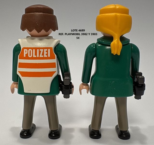 Lote 3399 4299 4689 4956 y 4957 Playmobil Policías