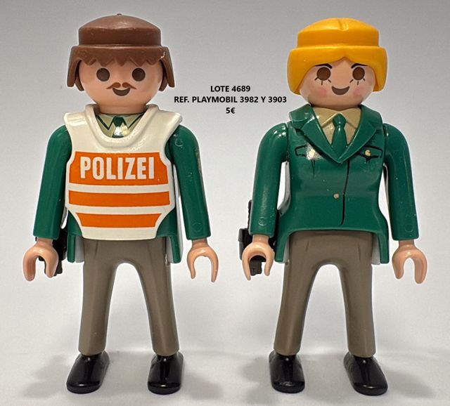 Lote 3399 4299 4689 4956 y 4957 Playmobil Policías