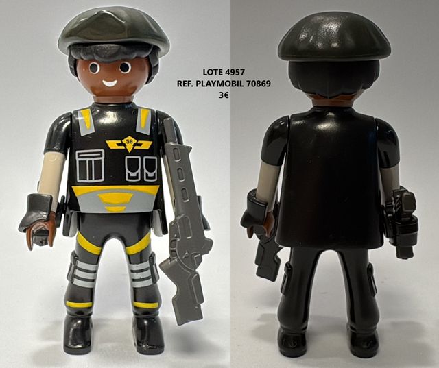 Lote 3399 4299 4689 4956 y 4957 Playmobil Policías