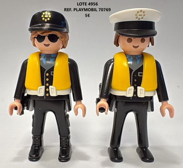 Lote 3399 4299 4689 4956 y 4957 Playmobil Policías