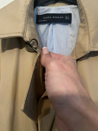 Gabardina clasica zara