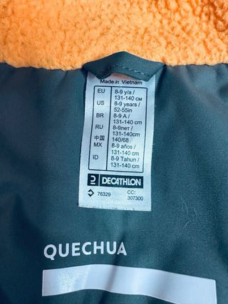 Giacca invernale Decathlon bambino 8/9 ann