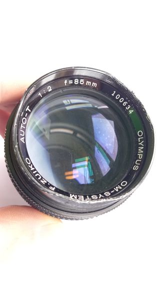 Objetivo Zuiko 85 f2 Olympus OM