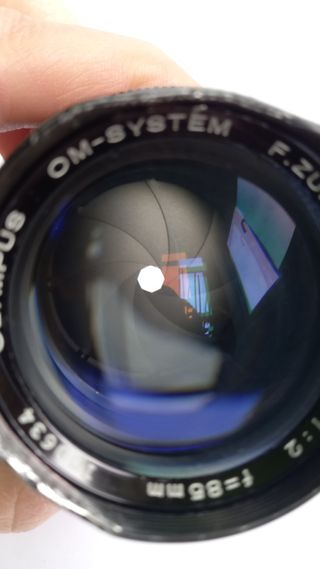 Objetivo Zuiko 85 f2 Olympus OM