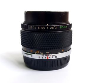 Objetivo Zuiko 85 f2 Olympus OM