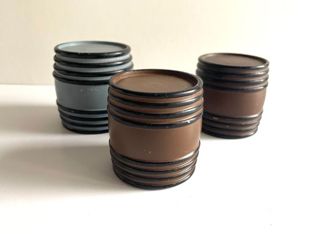 Toneles o barriles de madera trenes escala 0