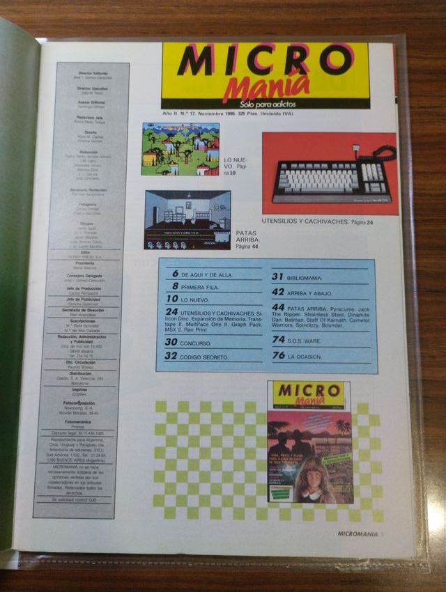 Micro manía Micromanía número 17
