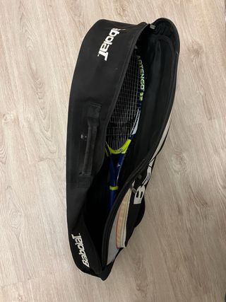 Bolsa tenis raqueta y pelotas