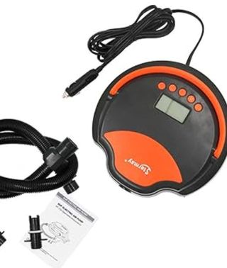 Bomba eléctrica para tabla de paddle surf.