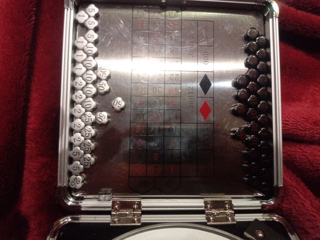 JUEGO DE RULETA EN ALUMINIO Y MAGNETICO