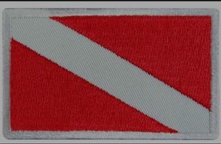 Parche Bordado Buzo Buceo Scuba Diving