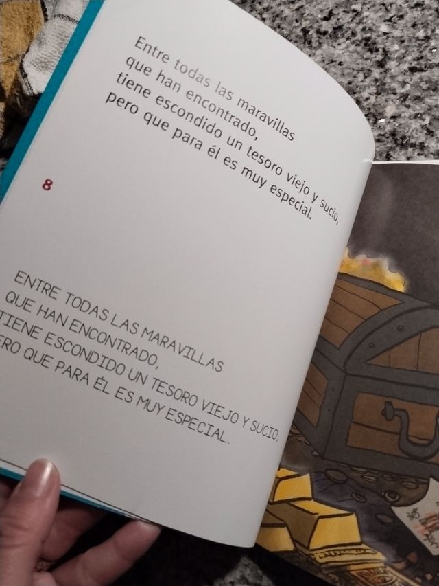 El tesoro del pirata: En letra MAYÚSCULA y de imprenta: libros para niños de 5 y 6 años (Aprender a leer en letra MAYÚSCULA e imprenta) - Learn to Read IN SPANISH for 5-6 year-old children