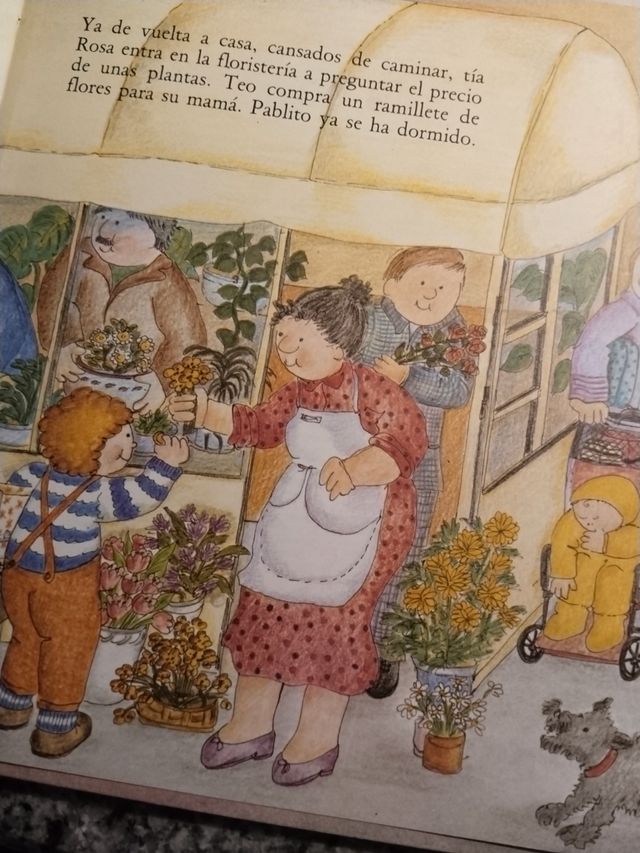 Teo va de compras. Libro infantil.