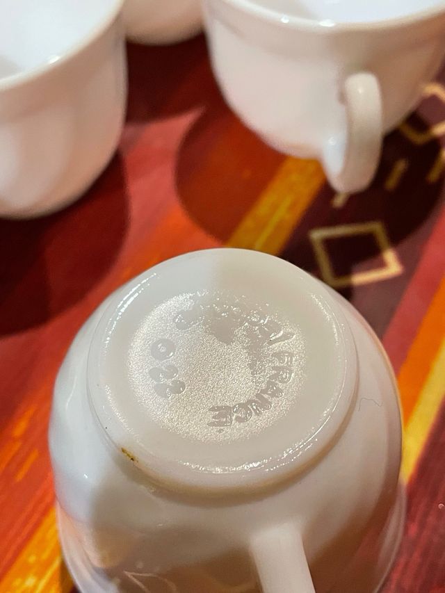 SET 6 TAZZINA CAFFE CON PIATTO VETRO ARCOPA