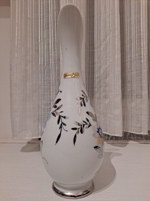 Jarra porcelana plata de ley