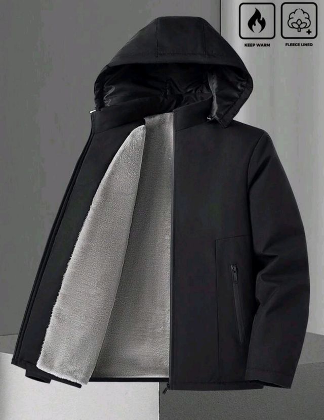 Giubbotto invernale nero da uomo 