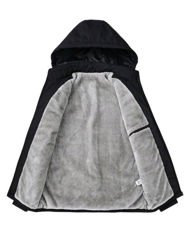 Giubbotto invernale nero da uomo 