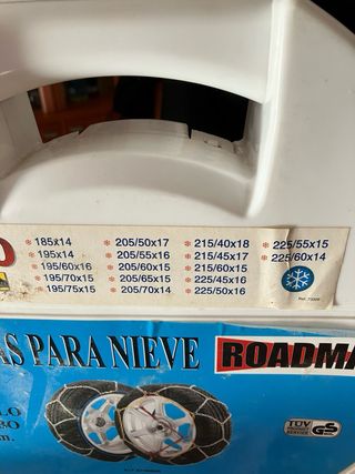 Cadenas para la nieve