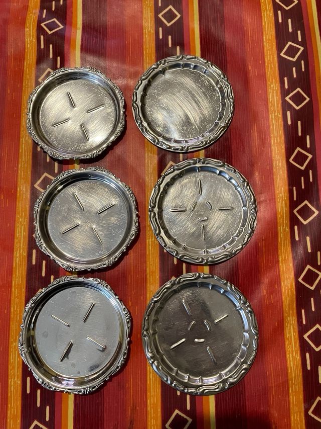 6 Sotto bicchieri anni 60/ 70