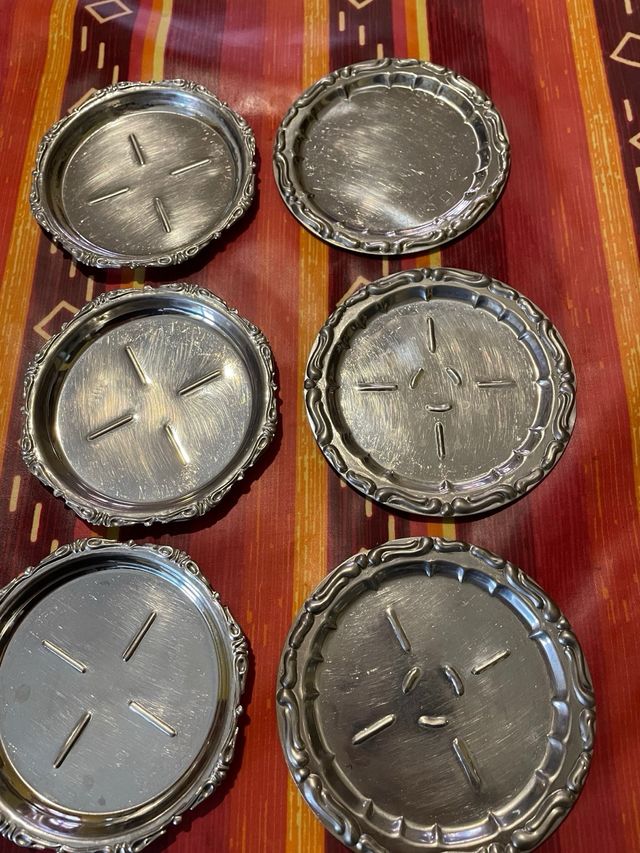 6 Sotto bicchieri anni 60/ 70