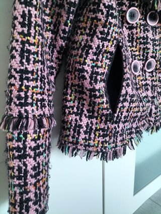 Chaqueta rosa forrada talla s-m