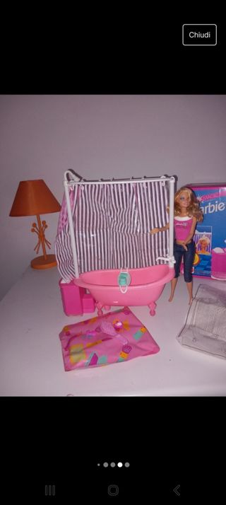 Bagno dei sogni di barbie con scatola 