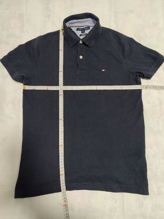Polo Tommy Hilfiger azul marino talla S