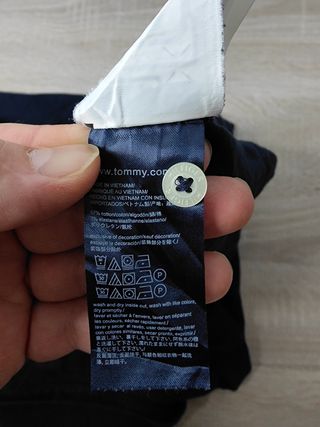 Polo Tommy Hilfiger azul marino talla S