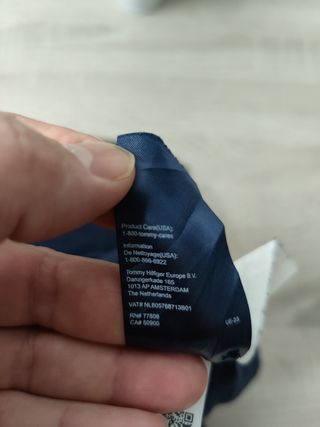 Polo Tommy Hilfiger azul marino talla S