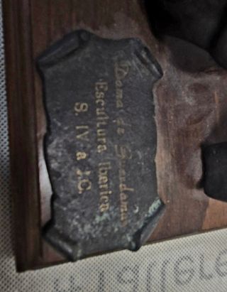 Escultura Dama de Guardamar  en bronce